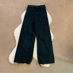 SOLD Zara High Rise Wide Leg Denim Jeans